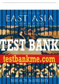 Test Bank For East Asia: A New History 5th Edition All Chapters - 9780205695225