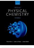 Atkins' PHYSICAL CHEMISTRY