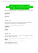 CHAPTER 28: ALTERATIONS OF ERYTHROCYTE FUNCTION STUDY GUIDE WITH COMPLETE SOLUTION!!