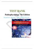 TEST BANK Pathophysiology 7th Edition Jacquelyn L. Banasik 