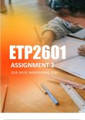 ETP2601 Assignment  2 Semester 1 2024
