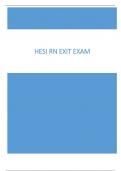 NGN RN HESI Exit Exam Version 1 (V1) 2023