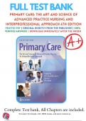 Primary Care Art and Science of Advanced Practice Nursing An Interprofessional Approach 5th 6th edition Dunphy Test Bank