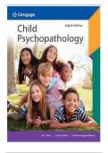 Test Bank for Abnormal Child Psychology 8th Edition by Eric J Mash, all chapters covered: ISBN- 10,0357796586||ISBN-13,978-0357796580. A+ guide |Latest Update