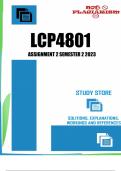 LCP4801 Assignment 2 Semester 2 2023