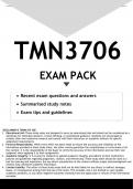 TMN3706 EXAM PACK 2023 - DISTINCTION GUARANTEED