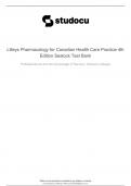 Completed Test Bank Lilleys Pharmacology for Canadian Health Care Practice 4th Edition Sealock 