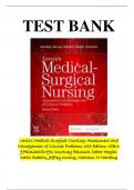 Lewis's Medical-Surgical Nursing: Assessment and Management of Clinical Problems 11th Edition ISBN: 9780323551496 Courtney Reinisch