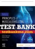 Test Bank For Evolve for Petty's Principles of Musculoskeletal Treatment and Management, 4th - 2024 All Chapters - 9780323872287