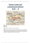 Module 4, ILO 3 interculturele communicatie