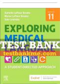 Test Bank For Exploring Medical Language, 11th - 2022 All Chapters - 9780323711562