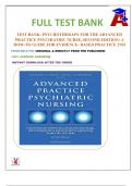 TEST BANK FOR PSYCHOTHERAPY FOR THE ADVANCED PRACTICE PSYCHIATRIC NURSE: A HOW-TO GUIDE FOR EVIDENCE-BASED PRACTICE 2ND EDITION KATHLEEN  WHEELER | 100% CORRECT ANSWERS WITH RATIONALES