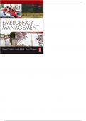 Introduction To Emergency Management 6th Edition by George Haddow - Test Bank
