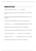 HBSS 501 Quiz 35 Question And Answers