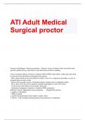 ATI Adult Medical Surgical proctor