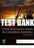 Ethical And Legal Issues In Canadian Nursing 4th Edition Test Bank