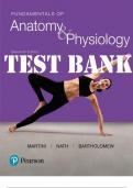 Test Bank for Fundamentals of Anatomy & Physiology, 11E, Frederic H. Martini, Judi L. Nath, Edwin F. Bartholomew