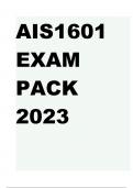 AIS1601 EXAM PACK 2023