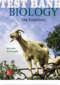 TEST BANK for Biology The Essentials, 3rd Edition By Marielle Hoefnagels.  ISBN-13 978-1259824913.
