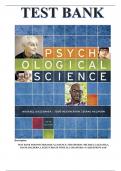 TEST BANK FOR PSYCHOLOGICAL SCIENCE, 5TH EDITION, MICHAEL GAZZANIGA, DIANE HALPERN, LATEST UPDATE WITH ALL CHAPTERS 1-15 QUESTIONS AND CORRECT ANSWERS 100% COMPLETE SOLUTION 