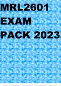 MRL2601 EXAM PACK 2023