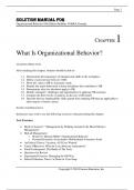 Solution Manual for Organizational Behavior 18th Edition by Robbins VOHRA,Timothy