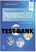 BRENNER AND STEVENS’ PHARMACOLOGY 6TH EDITION TEST BANK