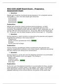 NR509 APEA EXAMS PREGNANCY  CORRECTLY ANSWERED / LATEST UPDATE VERSION / GRADED A+
