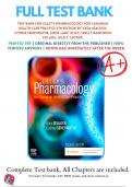 Test Bank for Lilley's Pharmacology for Canadian Health Care Practice 4th Edition by Kara Sealock; Cydnee Seneviratne; Linda Lane Lilley; Shelly Rainforth Collins; Julie S. Snyder |9780323694803 |2021/2022 | Chapter 1-58 | Complete Questions and Answer