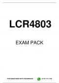 LCR4803 EXAM PACK 2023