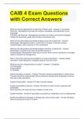 CAIB 4 Exam Questions with Correct Answers 
