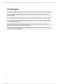 Samenvatting methodologie van sociaalwetenschappelijk onderzoek (tentamen 1)