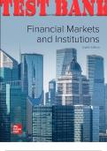 TEST BANK for Financial Markets and Institutions 8th Edition by Saunders Anthony. ISBN 9781264098712 (All 25 Chapters _Q&A)