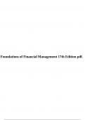Foundations of Financial Management 17th Edition pdf.