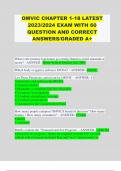 NEW!!! OMVIC ALL CHAPTERS EXAM BUNDLE WITH QUESTIONS AND CORRECT ANSWERS/DOWNLOAD