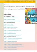 TEST BANK FOR VARCOLIS FOUNDATIONS ( Latest Update