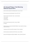 Air Assault Phase 1 Test Benning National Guard WTU