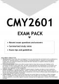 CMY2601 EXAM PACK 2023 - DISTINCTION GUARANTEED