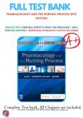Test Bank for Pharmacology and the Nursing Process 10th Edition By Linda Lilley  Shelly Collins Julie Snyder Chapter 158 |Complete Guide 2022