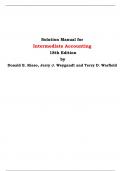 Solution Manual for Intermediate Accounting, 18th Edition, by Donald E. Kieso, Jerry J. Weygandt and Terry D. Warfield. 