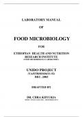 FOOD MICROBIOLOGY FOR ETHIOPIAN HEALTH AND NUTRITION  RESEARCH INSTITUTE (FOOD MICROBIOLOGY LABORATORY)