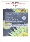 Test Bank for Oral Pathology for the Dental Hygienist 7th Edition by Olga A C Ibsen and Joan Andersen Phelan |All Chapters, Complete Q & A, Latest|