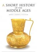 Samenvatting Middeleeuwen (A Short History of the Middle Ages, GE1V14002)