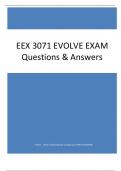 EEX 3071 EVOLVE EXAM Questions & Answers