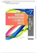 TEST BANK FOR NURSING INTERVENTIONS AND CLINICAL SKILLS 7TH EDITION-{POTTER'S-2023}ALL CHAPTERS