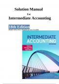 Solution Manual for Intermediate Accounting, 18th Edition, by Donald E. Kieso, Jerry J. Weygandt and Terry D. Warfield