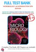 Test Bank For Microbiology An Introduction 13th Edition by Tortora (2019-2020), 9780134605180, Chapter 1-28 All Chapters with Answers and Rationals