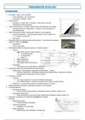 Summary Freshwater Ecology - VUB - 2023/2024
