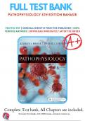 TEST BANK FOR PATHOPHYSIOLOGY 6TH EDITION BANASIK TEST BANK BY JACQUELYN L. BANASIK, 9780323354813, ALL CHAPTERS WITH ANSWERS AND RATIONALS .