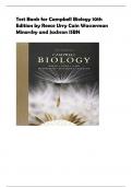 Test Bank for Campbell Biology 10th  Edition by Reece Urry Cain Wasserman  Minorsky and Jackson ISBN